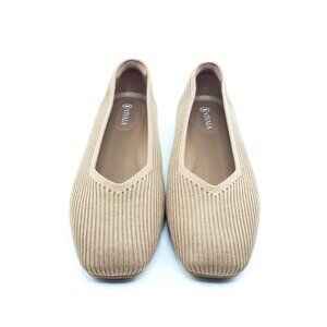 VIVAIA Margot 2.0 Knit Ballet Flats Womens Nutmeg US 8.5 EU 39.5